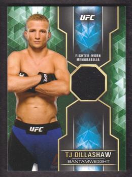 2017 Topps UFC Knockout - Knockout Relics Green #KR-TD TJ Dillashaw Front