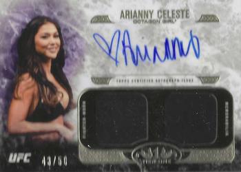 2017 Topps UFC Knockout - Tier One Autographed Dual Relics #ADR-AC Arianny Celeste Front