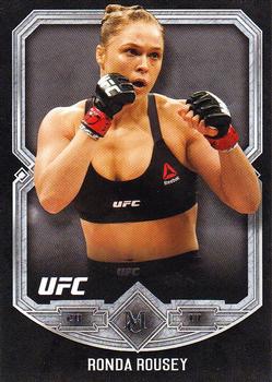 2017 Topps Museum Collection UFC #15 Ronda Rousey Front