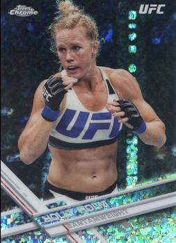 2017 Topps Chrome UFC - Diamond Refractor #95 Holly Holm Front