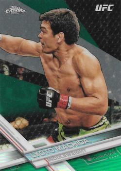 2017 Topps Chrome UFC - Green Refractor #30 Lyoto Machida Front