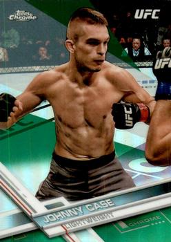 2017 Topps Chrome UFC - Green Refractor #71 Johnny Case Front