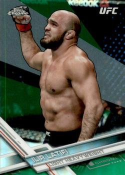 2017 Topps Chrome UFC - Green Refractor #72 Ilir Latifi Front