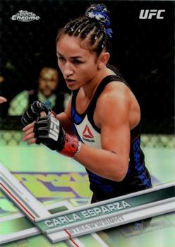 2017 Topps Chrome UFC - Refractor #76 Carla Esparza Front