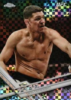 2017 Topps Chrome UFC - X-Fractor #22 Nick Diaz Front