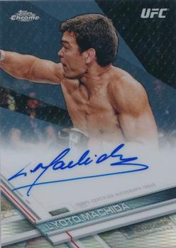 2017 Topps Chrome UFC - Fighter Autographs Refractor #FA-LM Lyoto Machida Front