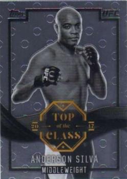 2017 Topps Chrome UFC - Top of the Class #TC-AS Anderson Silva Front