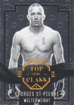 2017 Topps Chrome UFC - Top of the Class #TC-GS Georges St-Pierre Front