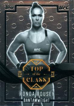 2017 Topps Chrome UFC - Top of the Class #TC-RR Ronda Rousey Front