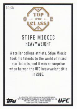 2017 Topps Chrome UFC - Top of the Class #TC-SM Stipe Miocic Back