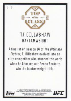 2017 Topps Chrome UFC - Top of the Class #TC-TD TJ Dillashaw Back