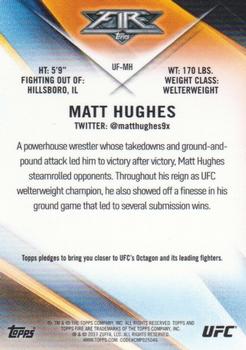 2017 Topps Chrome UFC - UFC Fire #UF-MH Matt Hughes Back