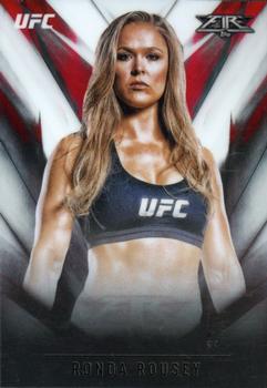 2017 Topps Chrome UFC - UFC Fire #UF-RR Ronda Rousey Front