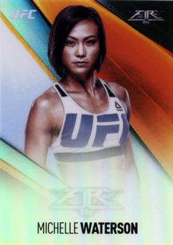 2017 Topps Chrome UFC - UFC Fire Refractor #UF-MW Michelle Waterson Front