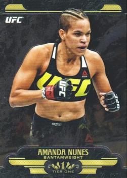 2017 Topps Chrome UFC - UFC Tier 1 #UT-AN Amanda Nunes Front
