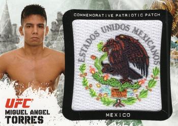 2012 Topps UFC Bloodlines - Patriotic Patch #PP-MT Miguel Angel Torres Front