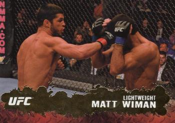 2009 Topps UFC Round 2 - Gold #10 Matt Wiman Front