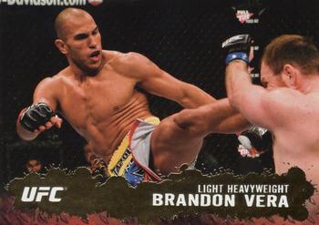 2009 Topps UFC Round 2 - Gold #24 Brandon Vera Front