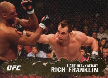 2009 Topps UFC Round 2 - Gold #37 Rich Franklin Front