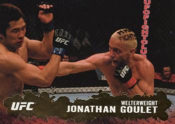 2009 Topps UFC Round 2 - Gold #49 Jonathan Goulet Front