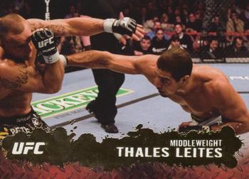 2009 Topps UFC Round 2 - Gold #63 Thales Leites Front