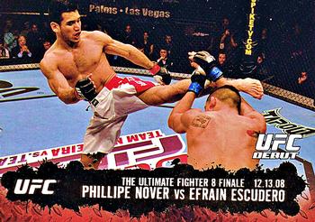 2009 Topps UFC Round 2 - Gold #118 Phillipe Nover / Efrain Escudero Front