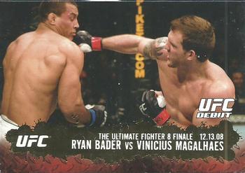 2009 Topps UFC Round 2 - Gold #119 Ryan Bader / Vinicius Magalhaes Front
