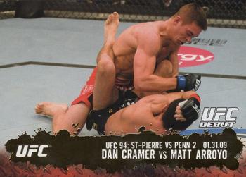2009 Topps UFC Round 2 - Gold #123 Dan Cramer / Matt Arroyo Front