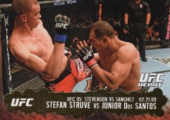 2009 Topps UFC Round 2 - Gold #138 Stefan Struve / Junior Dos Santos Front