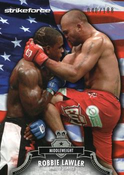 2012 Topps UFC Bloodlines - Country Flag #17 Robbie Lawler Front