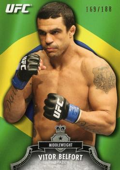 2012 Topps UFC Bloodlines - Country Flag #20 Vitor Belfort Front