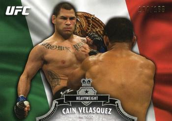 2012 Topps UFC Bloodlines - Country Flag #33 Cain Velasquez Front