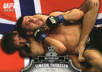 2012 Topps UFC Bloodlines - Country Flag #36 Simeon Thoresen Front