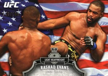 2012 Topps UFC Bloodlines - Country Flag #47 Rashad Evans Front