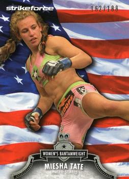 2012 Topps UFC Bloodlines - Country Flag #92 Miesha Tate Front