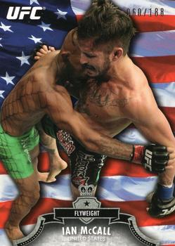 2012 Topps UFC Bloodlines - Country Flag #105 Ian McCall Front