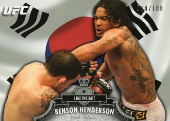 2012 Topps UFC Bloodlines - Country Flag #120 Benson Henderson Front