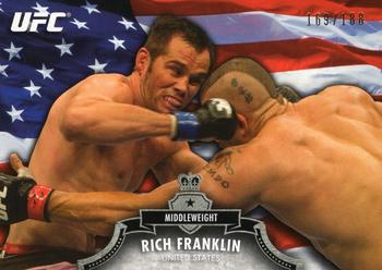 2012 Topps UFC Bloodlines - Country Flag #122 Rich Franklin Front