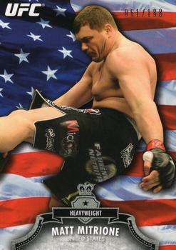 2012 Topps UFC Bloodlines - Country Flag #126 Matt Mitrione Front