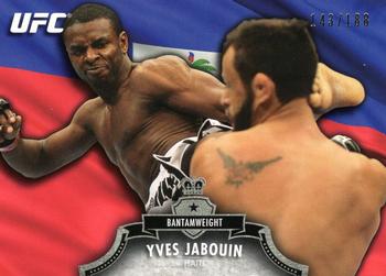 2012 Topps UFC Bloodlines - Country Flag #134 Yves Jabouin Front