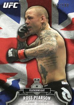 2012 Topps UFC Bloodlines - Country Flag #135 Ross Pearson Front