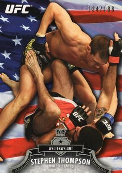 2012 Topps UFC Bloodlines - Country Flag #144 Stephen Thompson Front