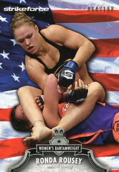 2012 Topps UFC Bloodlines - Country Flag #150 Ronda Rousey Front