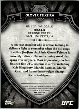 2012 Topps UFC Bloodlines - Red #79 Glover Teixeira Back