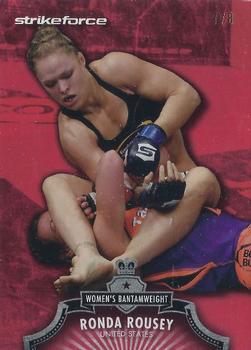 2012 Topps UFC Bloodlines - Red #150 Ronda Rousey Front