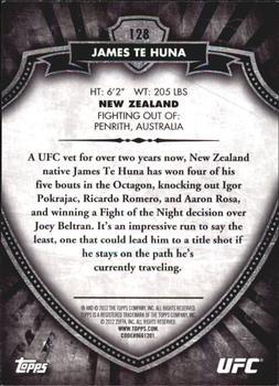 2012 Topps UFC Bloodlines - Independence Edition #128 James Te Huna Back