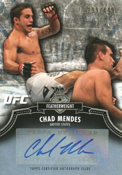 2012 Topps UFC Bloodlines - Fighter Autograph #A-CM Chad Mendes Front