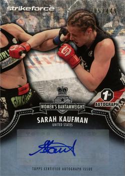 2012 Topps UFC Bloodlines - Fighter Autograph #A-SK Sarah Kaufman Front