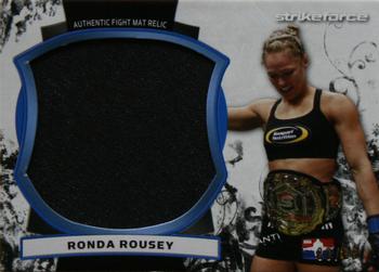 2012 Topps UFC Bloodlines - Fight Mat Jumbo Relic #JFMR-RR Ronda Rousey Front