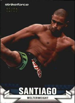 2013 Topps UFC Knockout - Blue #34 Jorge Santiago Front